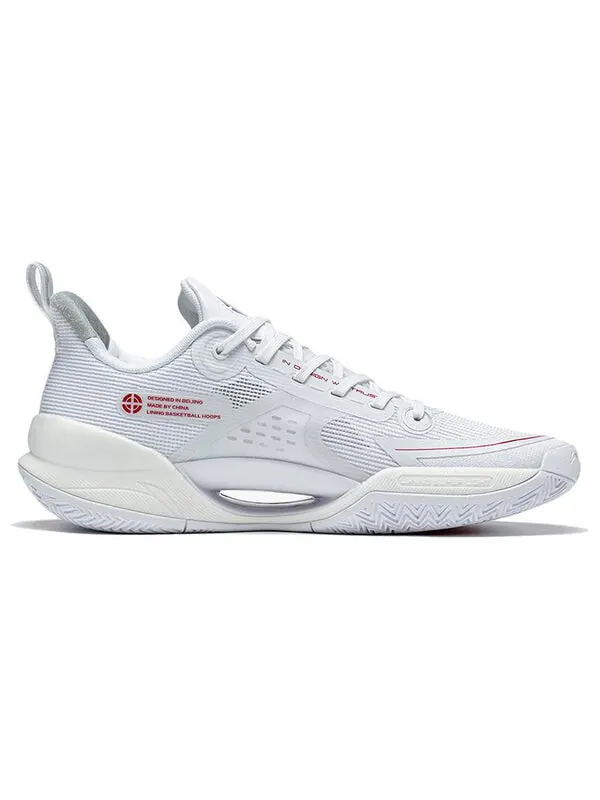 Кроссовки суперлегкие v2 Li-Ning — изображение 2 из 4, белый/красный