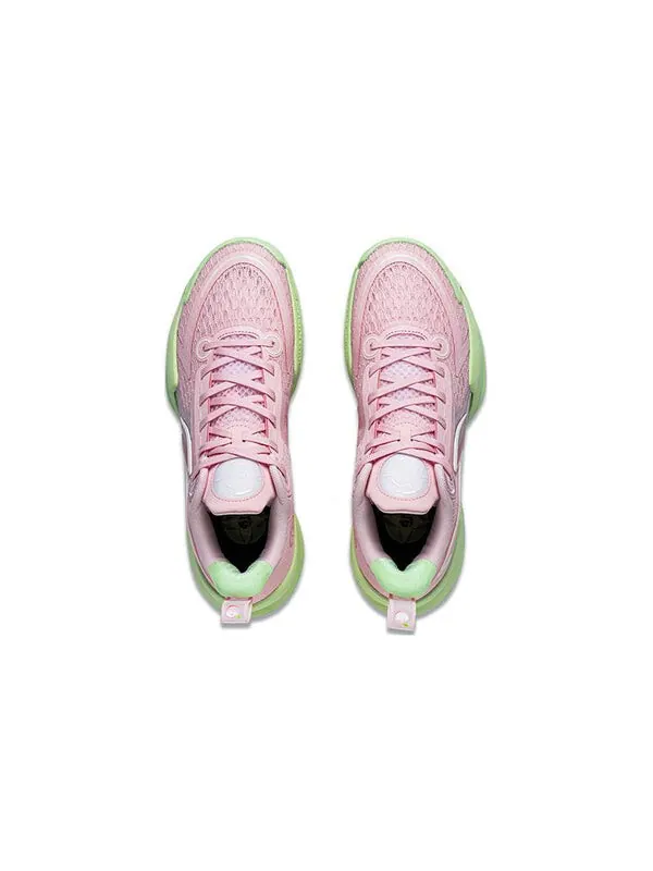 Кроссовки суперлегкие v2 Li-Ning — изображение 3 из 4, розовый/зеленый