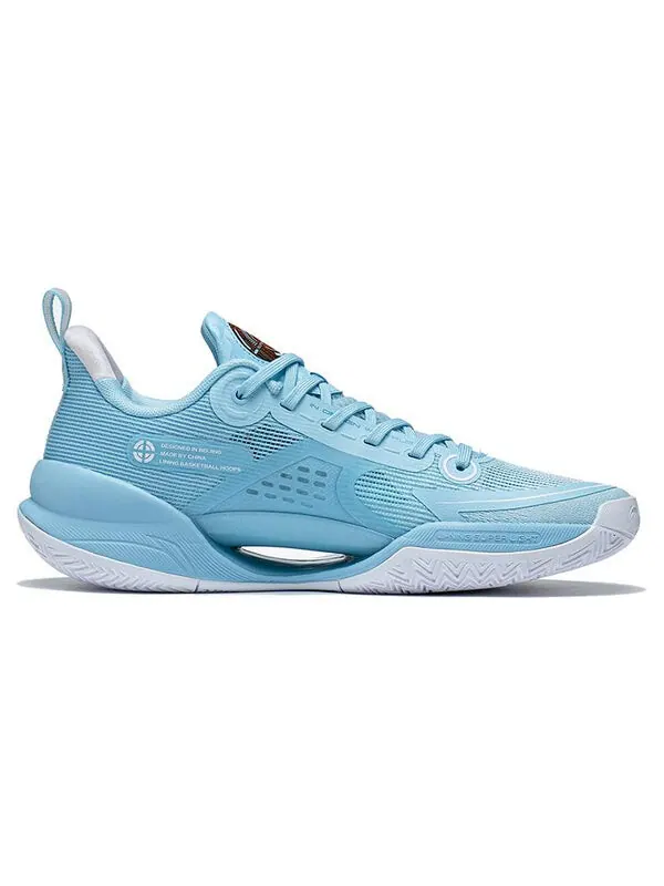 Кроссовки суперлегкие v2 Li-Ning — изображение 2 из 4, синий/белый