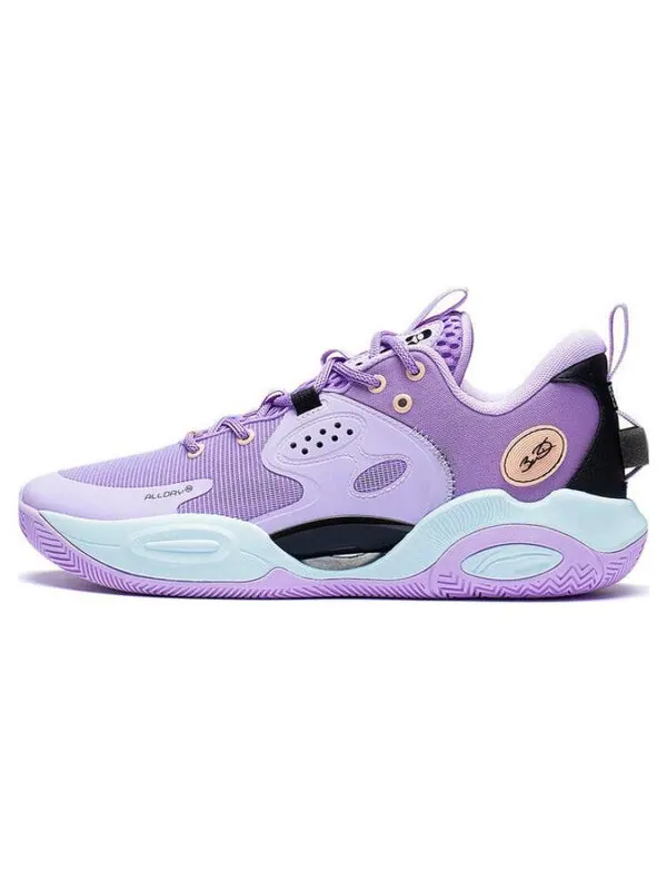 Кроссовки бродят весь день 7 Li-Ning — изображение 2 из 4, фиолетовый/черный