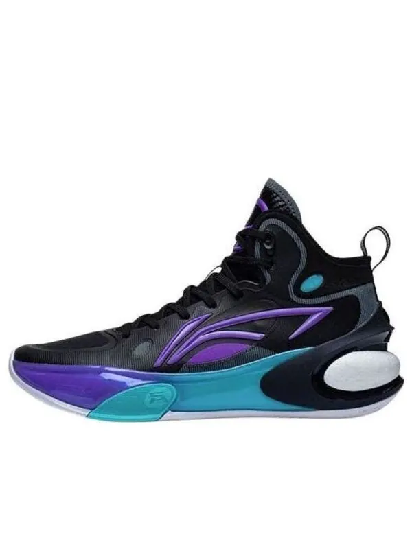 Кроссовки yushuai 17 mid Li-Ning — изображение 1 из 1, черный/фиолетовый