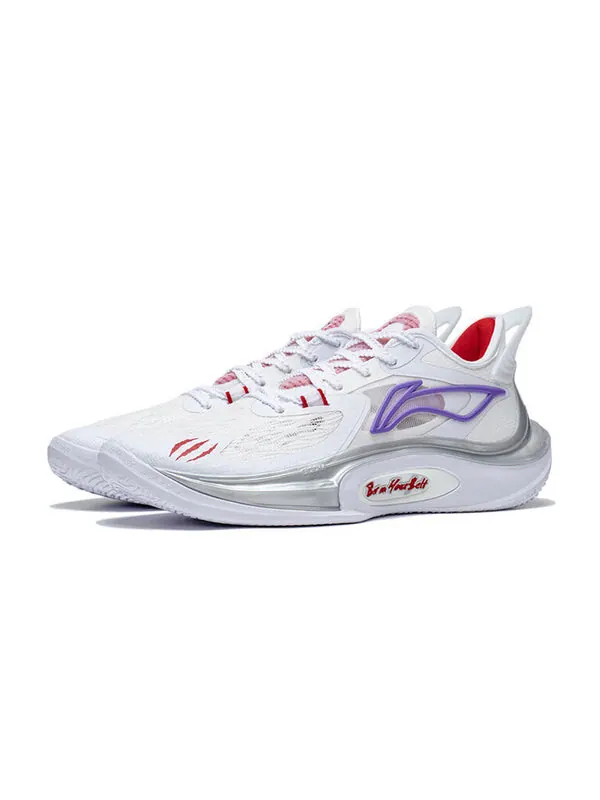 Кроссовки соник 11 Li-Ning — изображение 3 из 4, белый/серый/фиолетовый