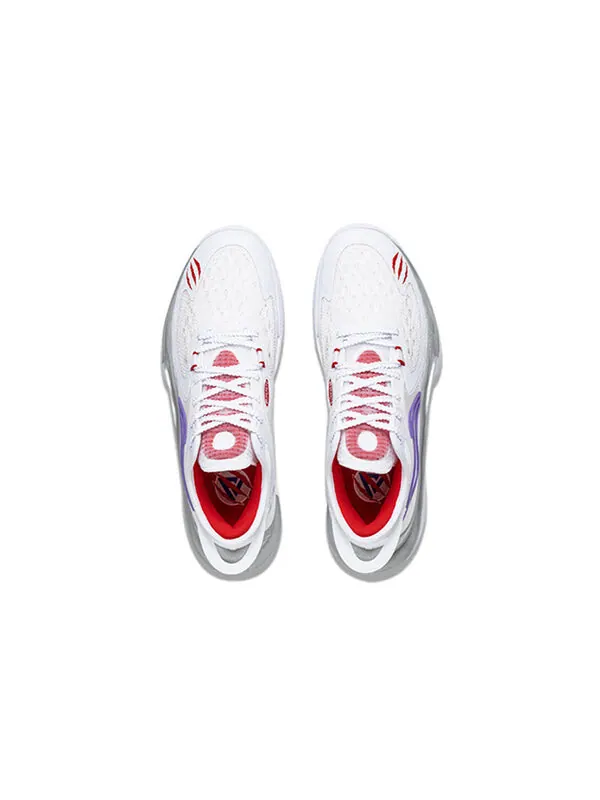 Кроссовки соник 11 Li-Ning — изображение 4 из 4, белый/серый/фиолетовый