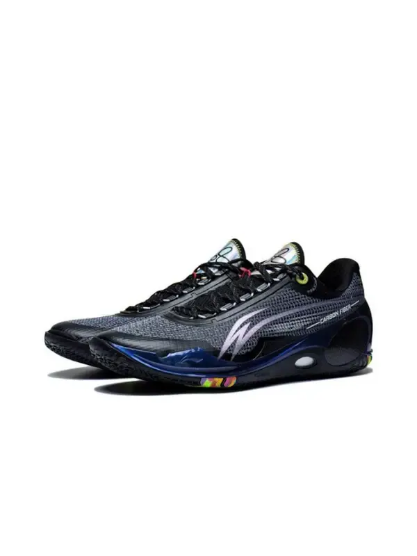 Кроссовки Li-Ning Wade 808 III Ultra 'Nightlight' — изображение 2 из 4, черный/синий