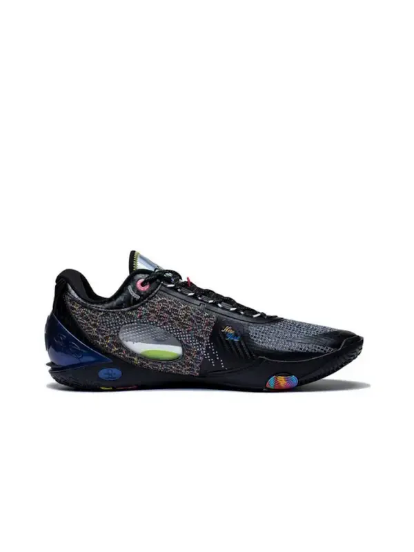 Кроссовки Li-Ning Wade 808 III Ultra 'Nightlight' — изображение 3 из 4, черный/синий
