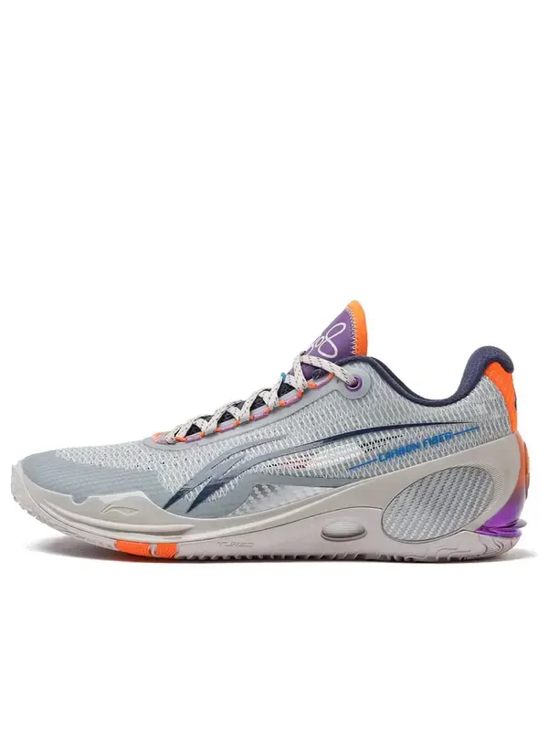 Кроссовки wade 808 iii ultra Li-Ning — изображение 1 из 4, серый/фиолетовый