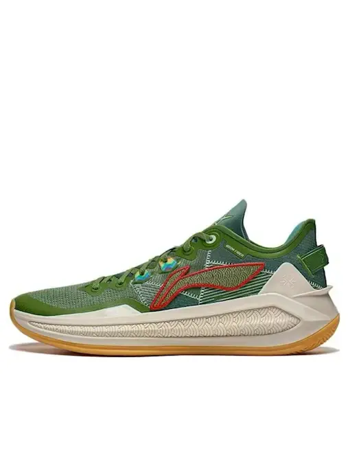 Кроссовки liren 3 v2 низкие Li-Ning — изображение 1 из 3, зеленый/бежевый