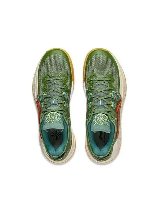 Кроссовки liren 3 v2 низкие Li-Ning — изображение 2 из 3, зеленый/бежевый