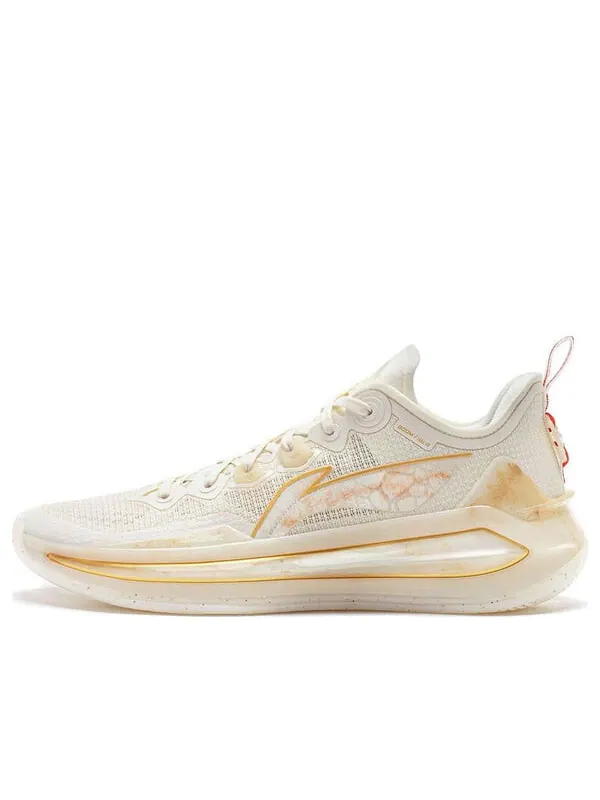 Кроссовки liren 3 v2 низкие Li-Ning — изображение 1 из 4, белый/золотистый