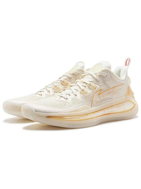 Кроссовки liren 3 v2 низкие Li-Ning — изображение 4 из 4, белый/золотистый