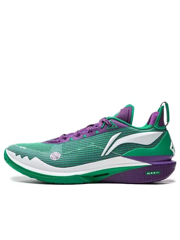 Кроссовки джимми батлер 2 Li-Ning — изображение 1 из 4, зеленый/фиолетовый/белый