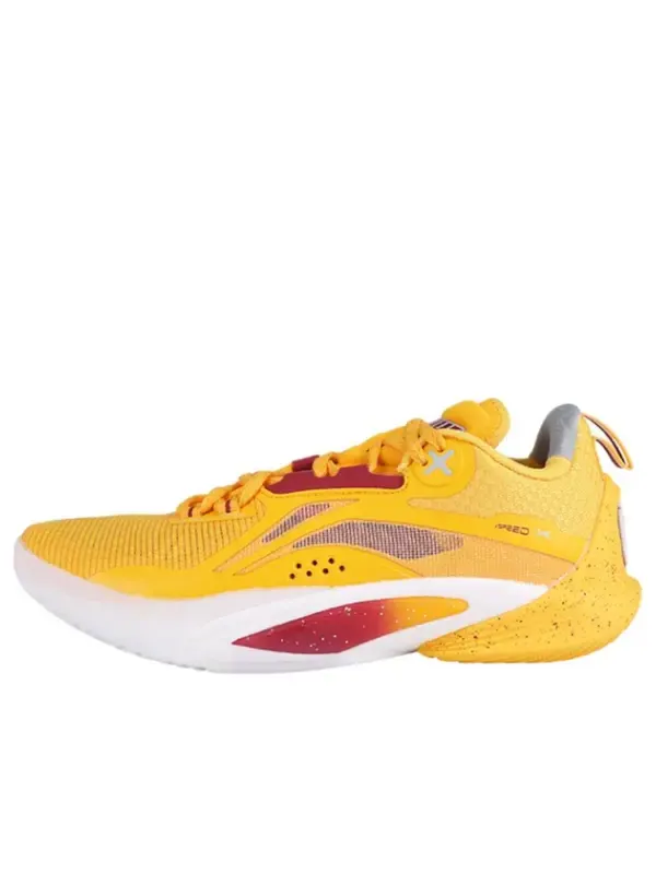 Кроссовки скорость 10 Li-Ning — изображение 1 из 4, желтый/красный