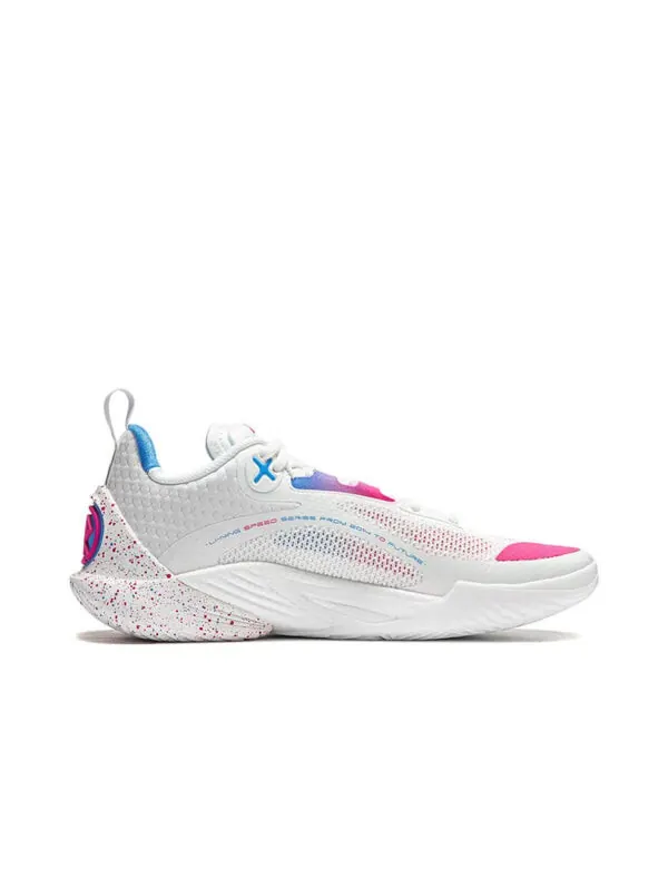 Кроссовки скорость 10 Li-Ning — изображение 3 из 4, белый/синий/розовый