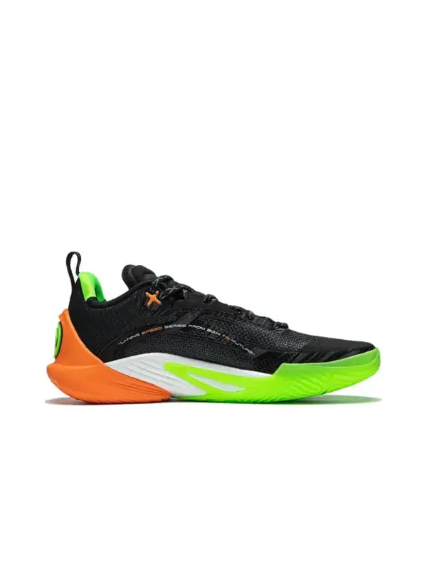 Кроссовки скорость 10 Li-Ning — изображение 2 из 4, черный/зеленый/оранжевый