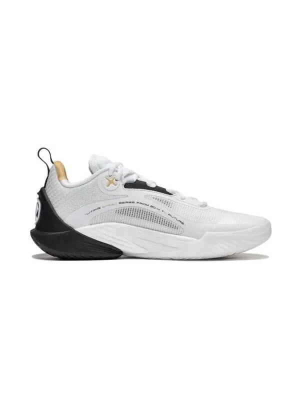 Кроссовки скорость 10 Li-Ning — изображение 2 из 4, белый/золотистый/черный