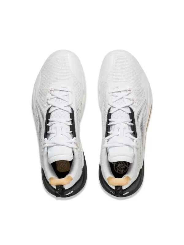 Кроссовки скорость 10 Li-Ning — изображение 4 из 4, белый/золотистый/черный