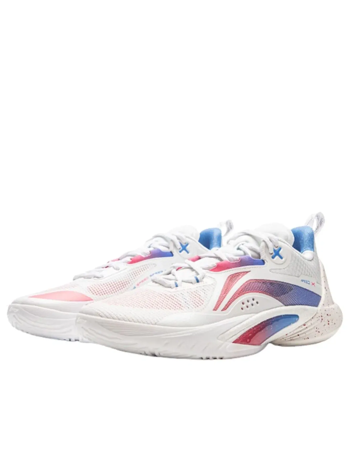 Кроссовки Li-Ning Speed 10 'Белый — изображение 2 из 6, розовый