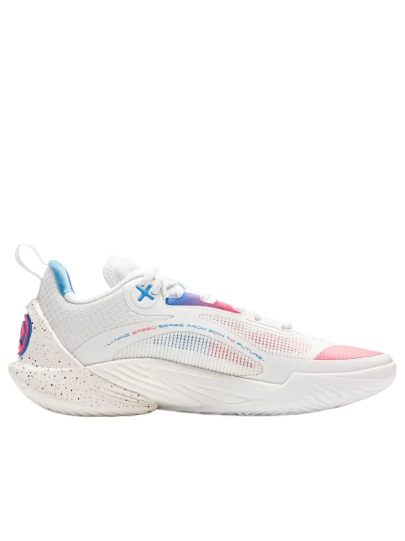 Кроссовки Li-Ning Speed 10 'Белый — изображение 6 из 6, розовый