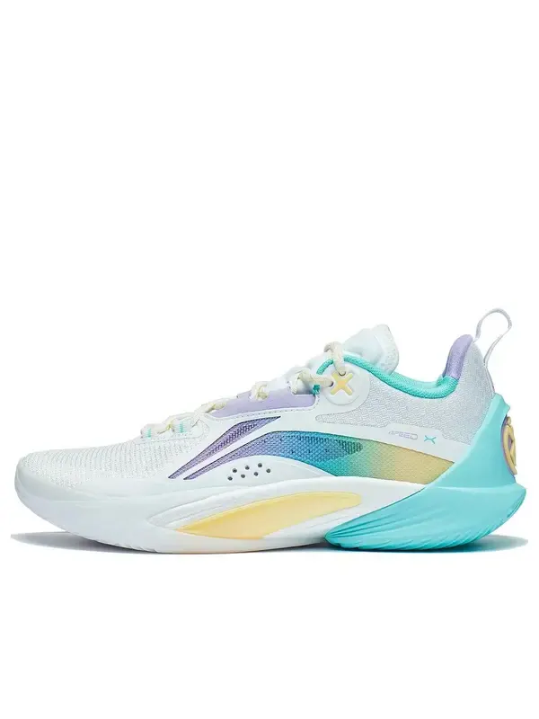 Кроссовки скорость 10 низкие Li-Ning — изображение 1 из 4, белый/зеленый