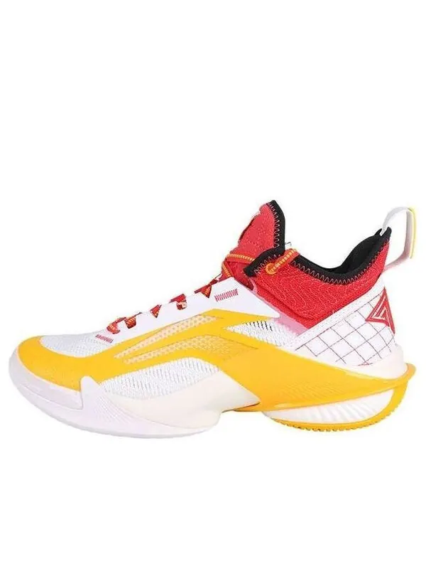 Кроссовки power 10 премиум air attack Li-Ning — изображение 1 из 4, белый/желтый/красный