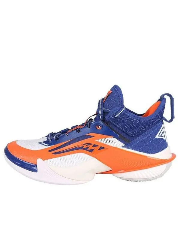 Кроссовки power 10 премиум air attack Li-Ning — изображение 1 из 4, синий/оранжевый/белый
