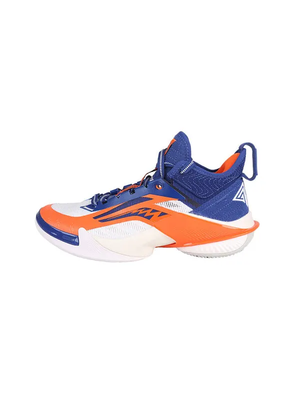 Кроссовки power 10 премиум air attack Li-Ning — изображение 2 из 4, синий/оранжевый/белый