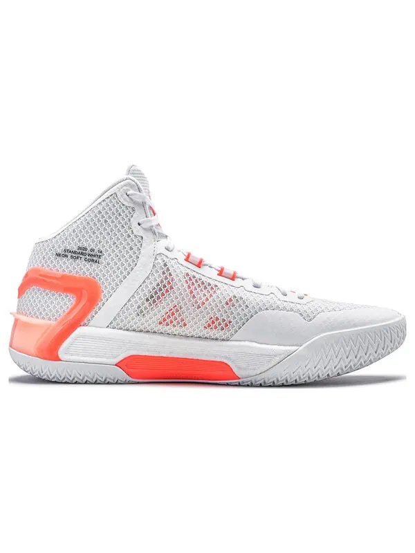 Кроссовки liren 4 высокие Li-Ning — изображение 2 из 4, белый/оранжевый