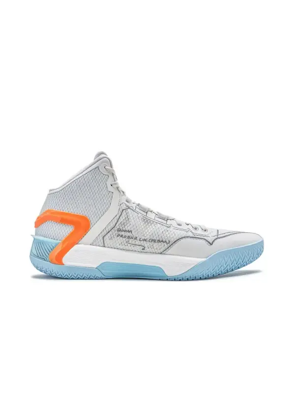 Кроссовки liren 4 высокие Li-Ning — изображение 2 из 2, белый/синий/серый