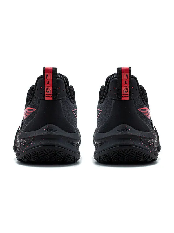 Кроссовки легкие скорость 1.5 низкие Li-Ning — изображение 4 из 4, черный/красный