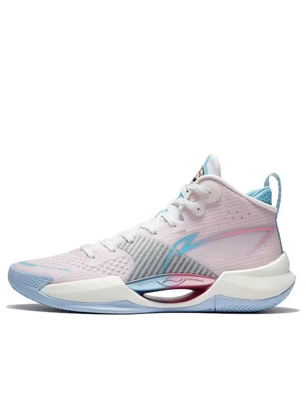 Кроссовки суперлегкие средние Li-Ning — изображение 1 из 4, розовый/синий