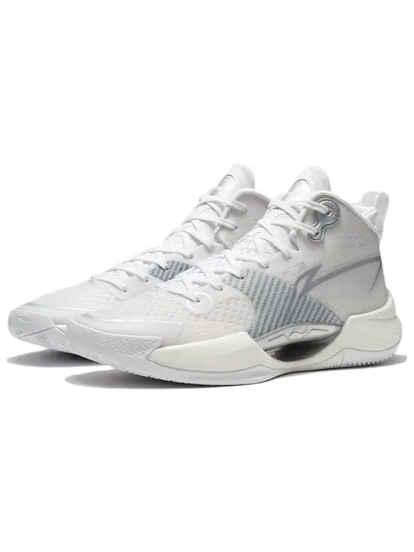Кроссовки суперлегкие 2023 Li-Ning — изображение 4 из 4, белый/серый