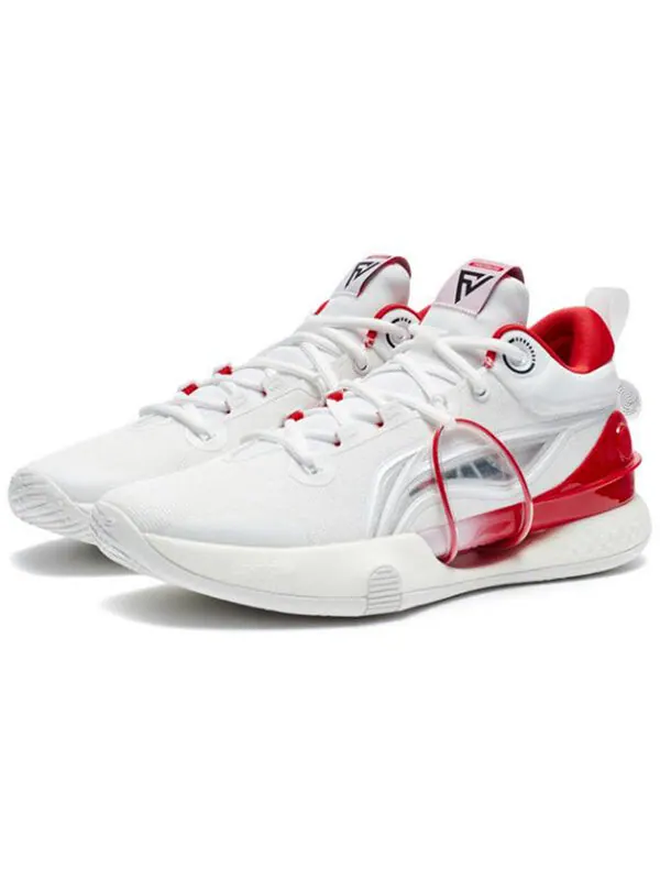 Кроссовки speed 8 премиум Li-Ning — изображение 2 из 4, белый/красный