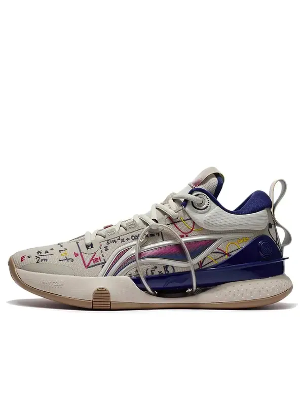 Кроссовки speed 8 премиум Li-Ning — изображение 1 из 4, бежевый/темно-синий