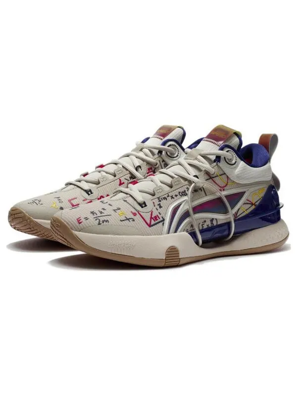 Кроссовки speed 8 премиум Li-Ning — изображение 3 из 4, бежевый/темно-синий