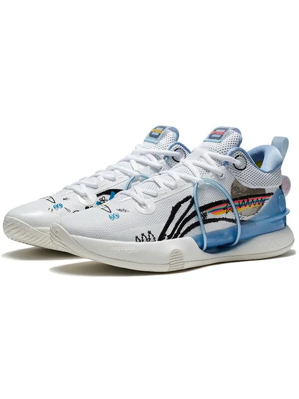 Кроссовки speed 8 премиум Li-Ning — изображение 3 из 4, белый/синий