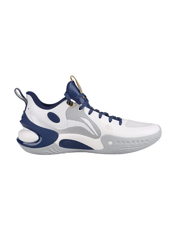 Кроссовки yushuai 17 низкие cba Li-Ning — изображение 3 из 4, белый/синий/золотистый