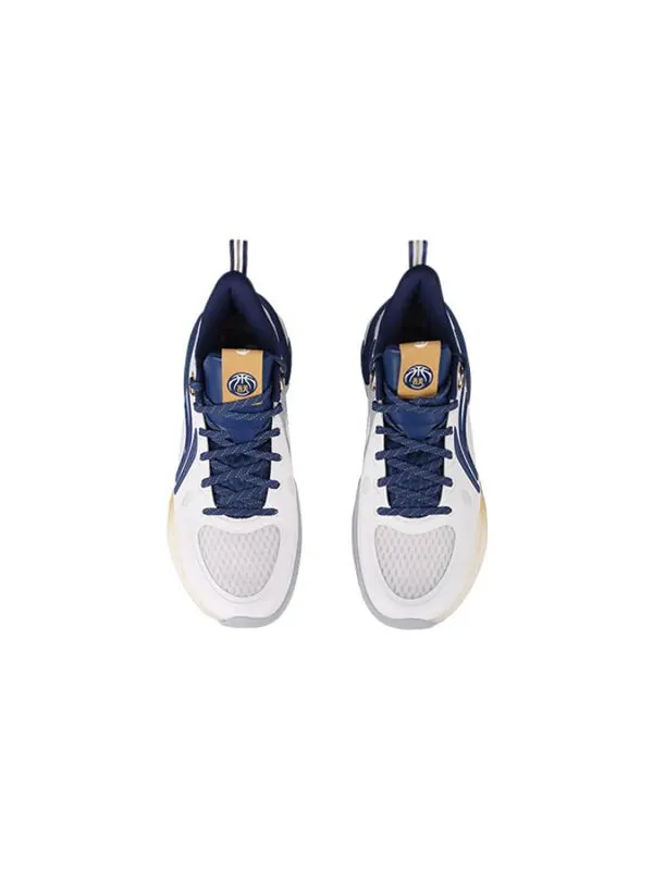 Кроссовки yushuai 17 низкие cba Li-Ning — изображение 4 из 4, белый/синий/золотистый