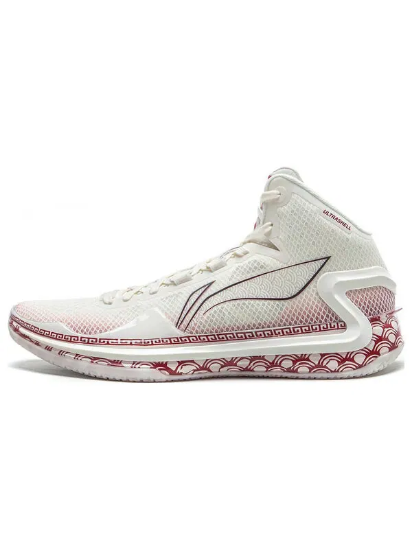 Кроссовки лирен 4 Li-Ning — изображение 2 из 4, белый/красный