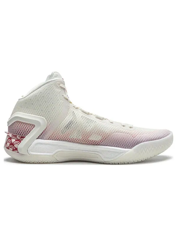 Кроссовки лирен 4 Li-Ning — изображение 3 из 4, белый/красный
