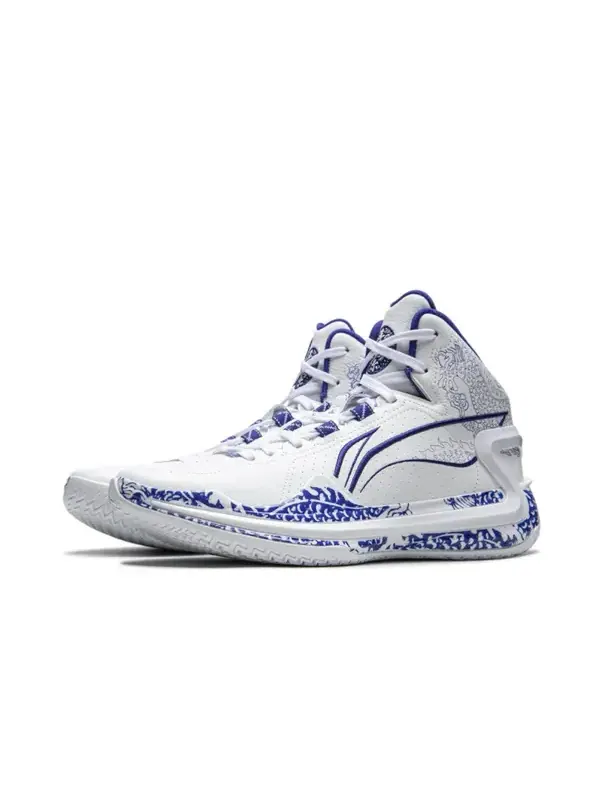 Кроссовки лирен 4 Li-Ning — изображение 3 из 4, белый/синий