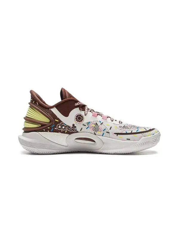 Кроссовки cj mccollum cj3 Li-Ning — изображение 2 из 4, белый//розовый/желтый
