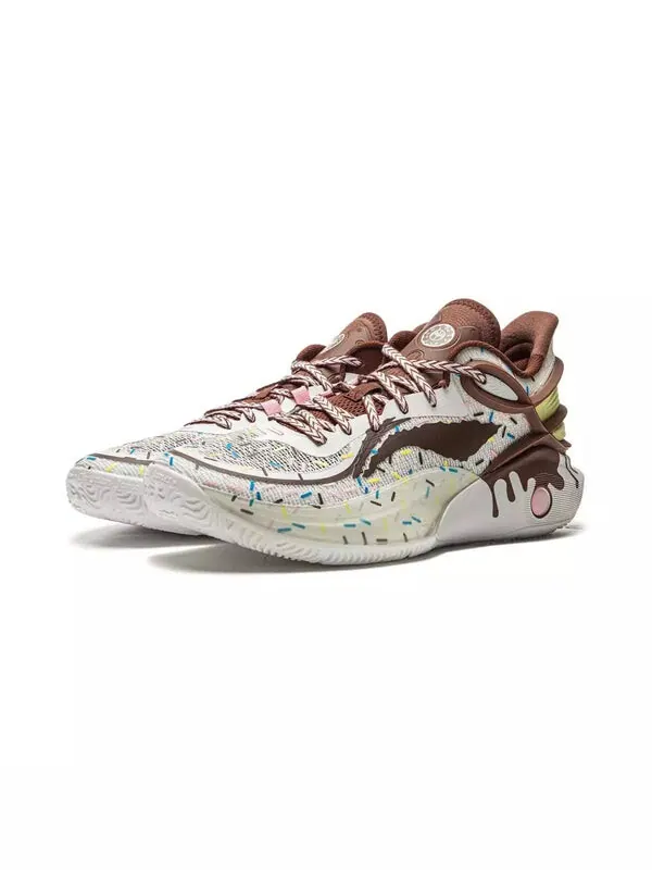 Кроссовки cj mccollum cj3 Li-Ning — изображение 3 из 4, белый//розовый/желтый