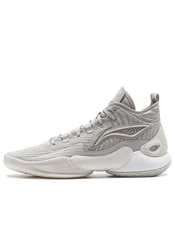 Кроссовки yushuai 18 высокие Li-Ning — изображение 1 из 4, серый/белый