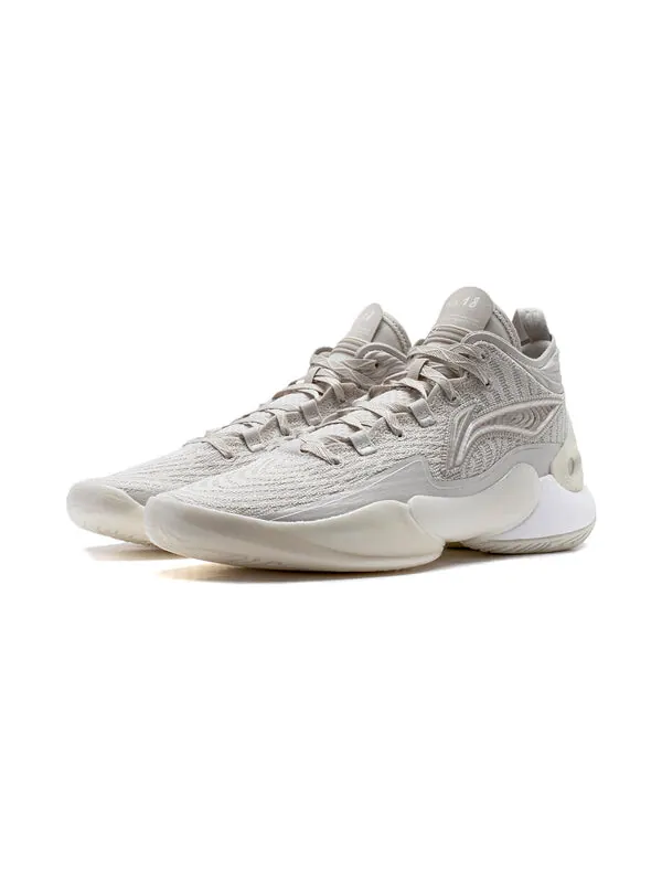 Кроссовки yushuai 18 высокие Li-Ning — изображение 3 из 4, серый/белый