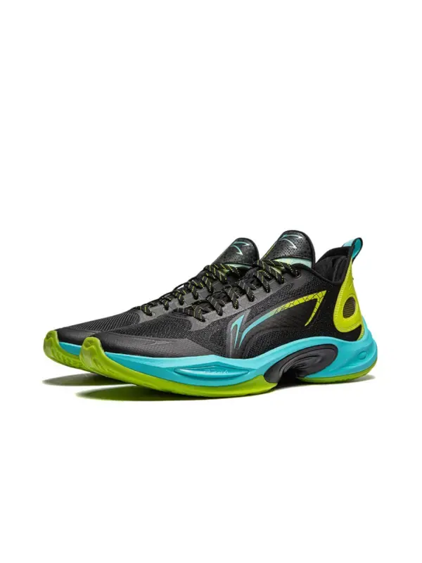 Кроссовки суперлегкие 2024 Li-Ning — изображение 3 из 4, черный/зеленый/зеленый