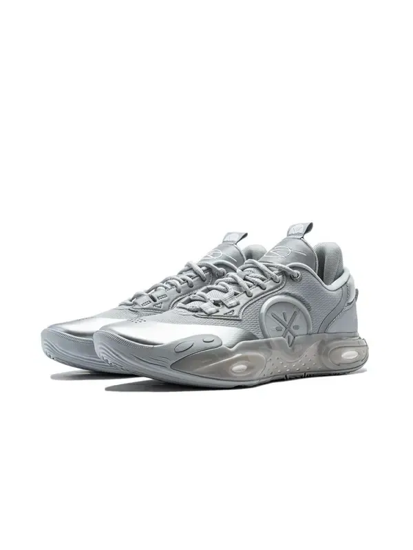 Кроссовки Wade All City 12 Li-Ning — изображение 2 из 4, серебристый/серый