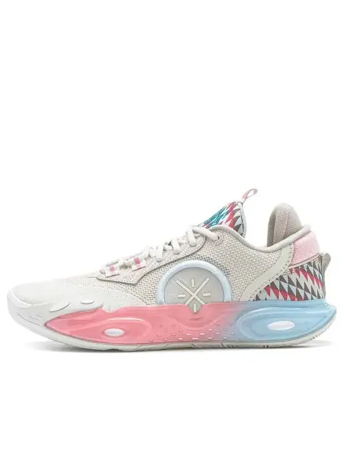 Кроссовки Li-Ning Wade All City 12 'Origin' — изображение 1 из 4, бежевый/красный/синий