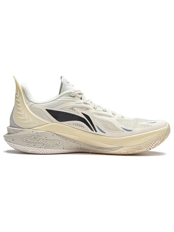 Кроссовки соник 12 Li-Ning — изображение 2 из 4, бежевый/серый/красный