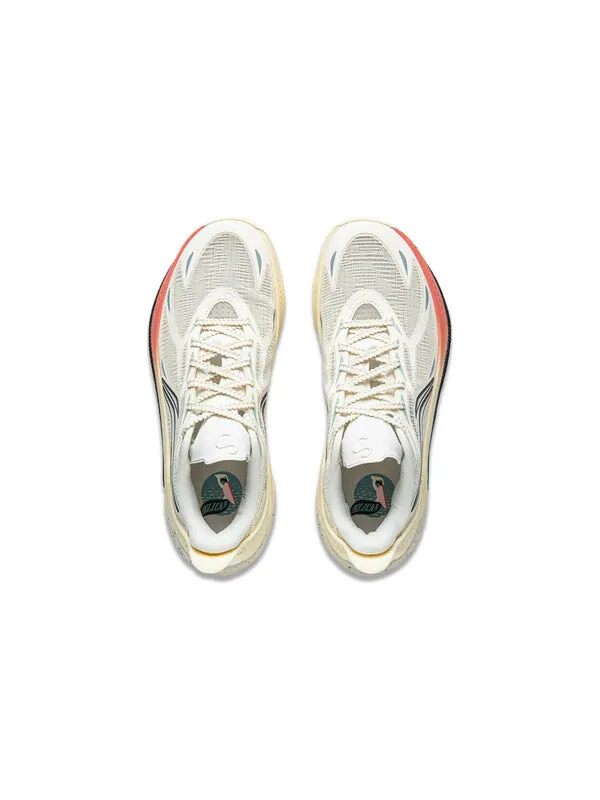 Кроссовки соник 12 Li-Ning — изображение 4 из 4, бежевый/серый/красный