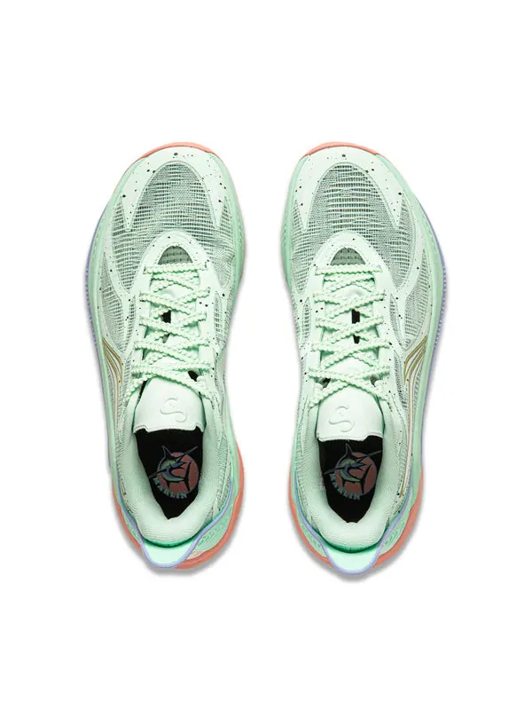 Кроссовки соник 12 Li-Ning — изображение 4 из 4, зеленый/оранжевый